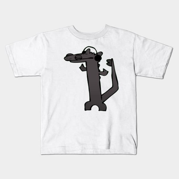 Dancing Toothless Kids T-Shirt by High Class Arts